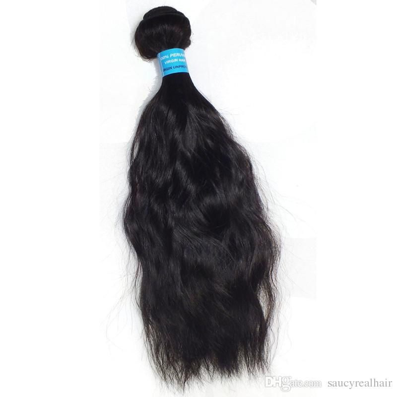 Elibess Brand Natural Wave Virgin Brazilian Hair Weave Raw Human