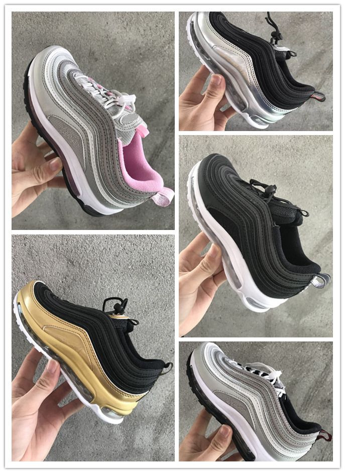 nike air max airmax 97 .2019 Nuevo OG 97 Niños Niños Chicas Casual Moda Zapatillas de deporte Bala de plata Metallic Gold Athletic Zapatos nike air max airmax 97 .2019 Nuevo OG 97 Niños Niños Chicas Casual Moda Zapatillas de deporte Bala de plata Metallic Gold Athletic Zapatos