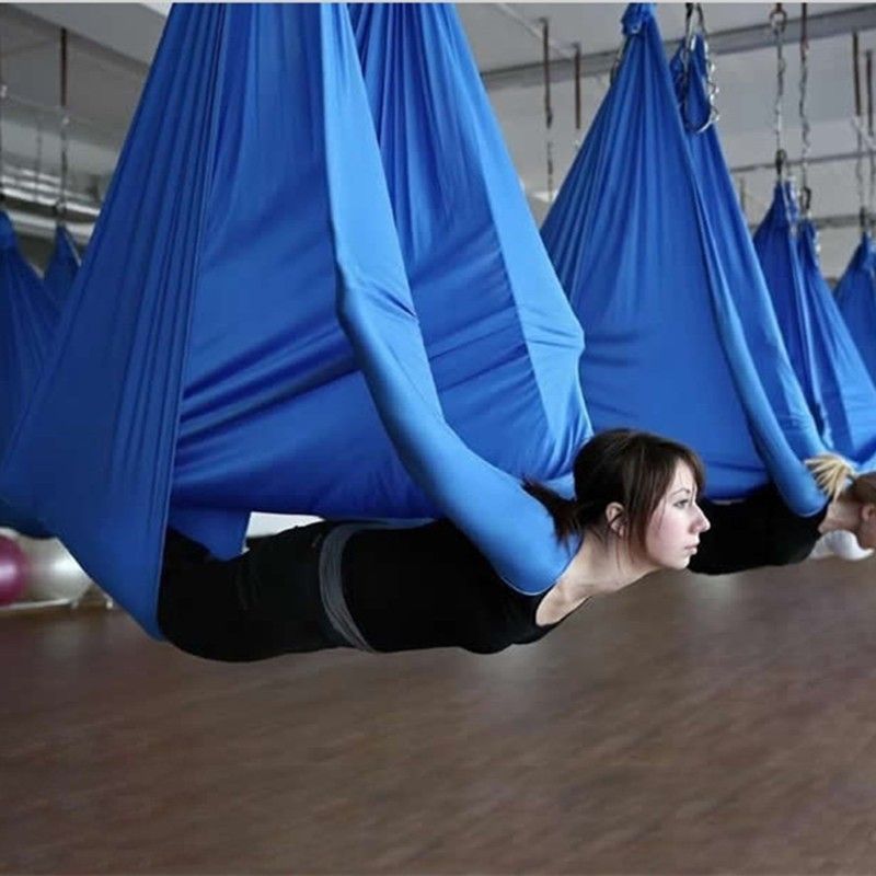 XC Top Quality Anti-gravity Aerial Yoga Hammock 5x2 8M Swing Yoga Bed for Build Body Belts Workout Fitness Equipment