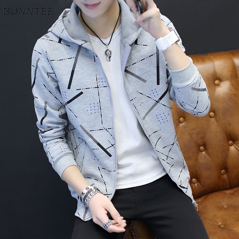 Korean Style Jacket For Men 2026.Jackets Men Long Sleeve Zipper High Quality Comfortable Mens Korean ...