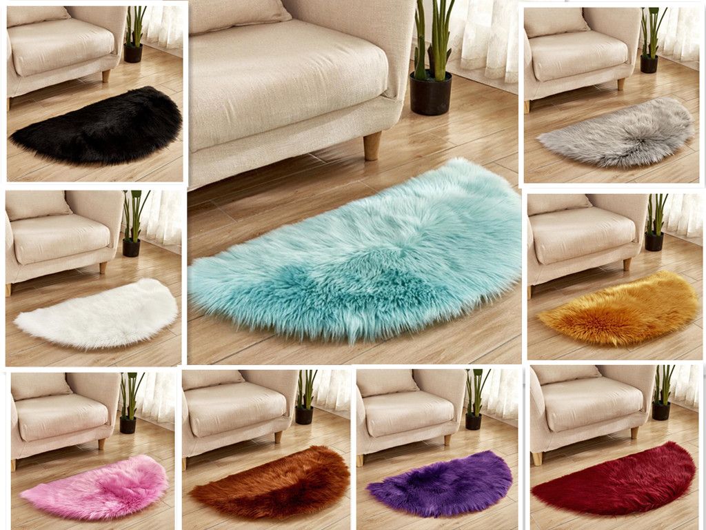 2019 New Wool Imitation Sheepskin Rugs Faux Fur Non Slip Bedroom 2019 New Wool Imitation Sheepskin Rugs Faux Fur Non Slip Bedroom Gy Carpet Mats Tapetes Carpets For Living Room Milliken Axminster From