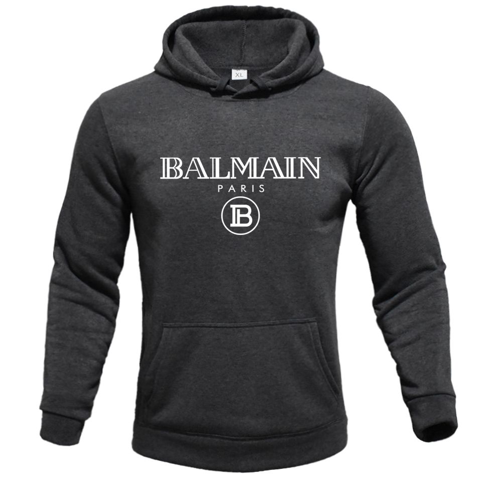 2020 Balmain Men Clothing Homme Hooded Sweatshirts Male Women Designer ...