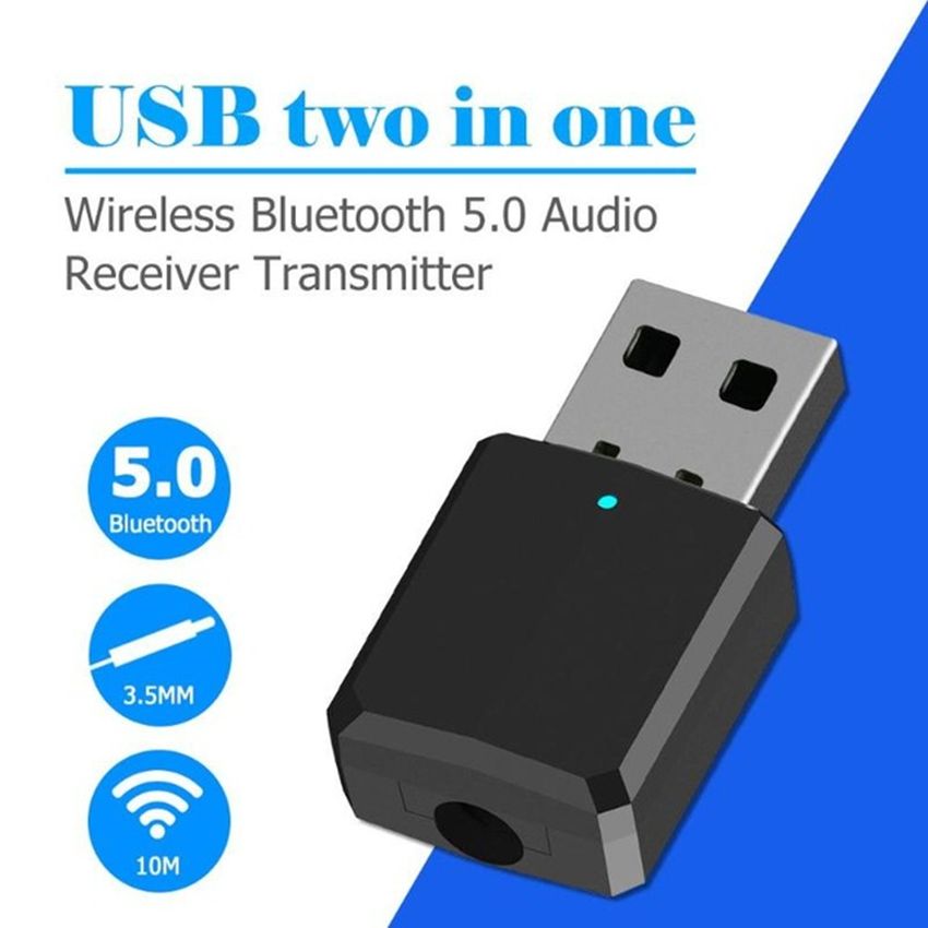 ZF-169 Black bluetooth 5.0 3-In-1 Audio Wireless Receiver 