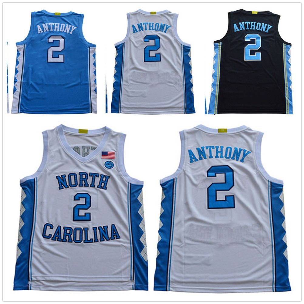 2021 NCAA North Carolina Tar Heels Basketball Jersey 2 Cole Anthony