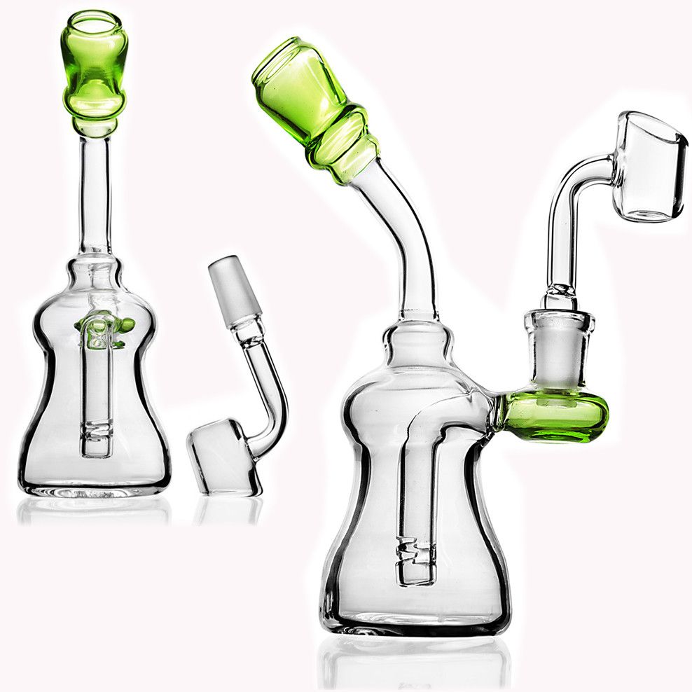 ful MINI Beaker Bongs Glass Water Bongs Water Pipes Smoking Pipe Oil