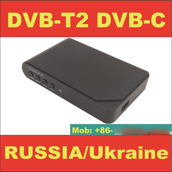 Satellite TV Receiver For Ukaine Watch Digital TV Program for free Infra Remote control Smart Home Appliance