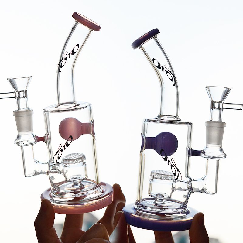 2019 TORO Glass Bong Water Pipes Jet Perc Oil Rigs 7 Tall Bubbler Heady