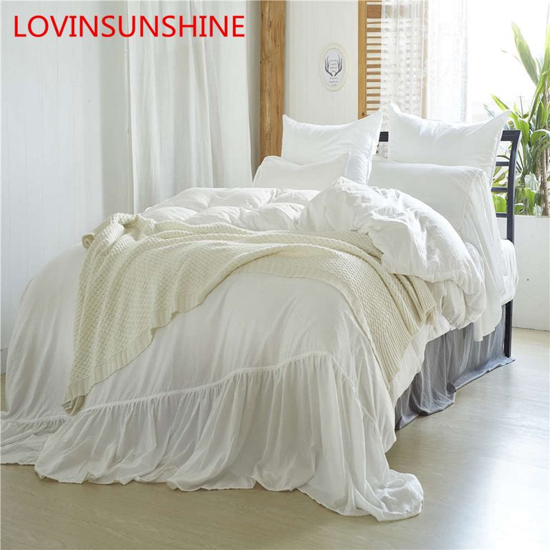 Velvet Solid Colors Fitted Bed Sheet Bedding Cover With Ruffle Velvet Solid Colors Fitted Bed Sheet Bedding Cover With Ruffle Quality Modern Twin Comforter Set Us Size Queen Cute From Windomfac