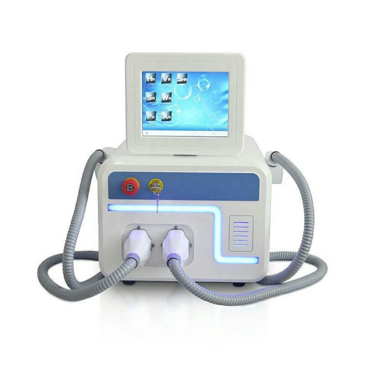 Double Ipl Shr Machine Two Handles Ipl Machine Hair Removal Laser