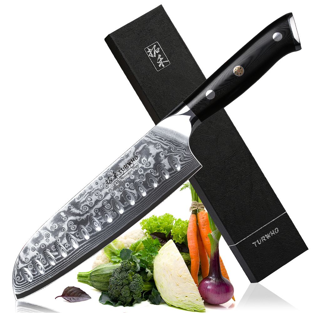 TURWHO Professional Chef Knife 8 Inch Gyutou Japanese Damascus Steel