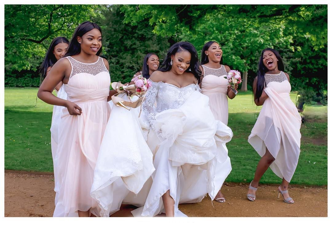 Pale Green Bridesmaid Dresses