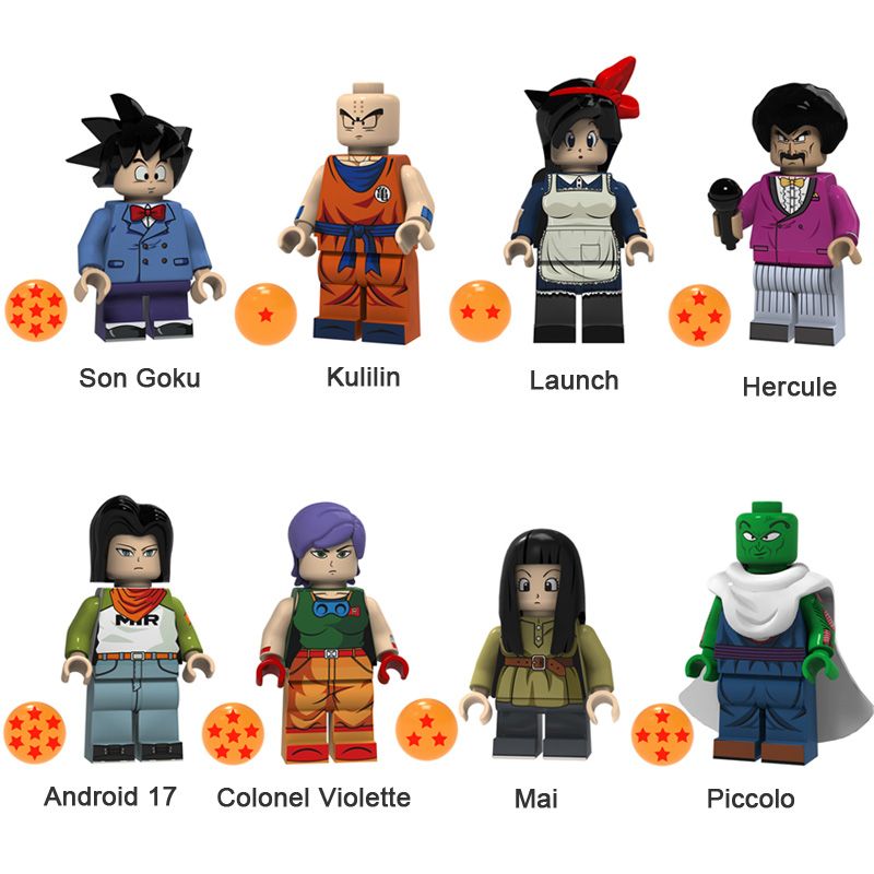 Dragon Ball Z Son Goku Kulilin Launch Hercule Android 17