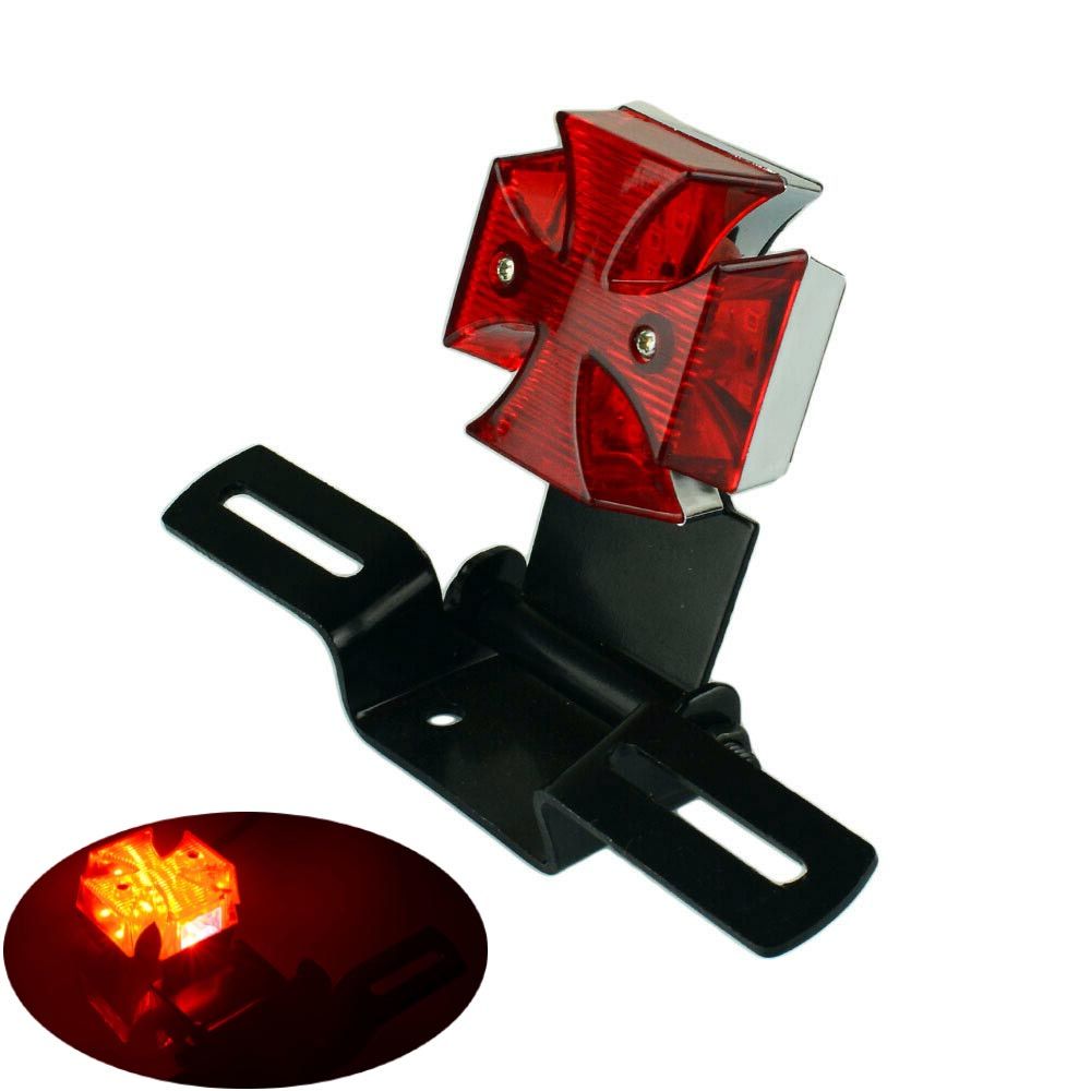 2019 Motorcycle LED Taillight With Iron Bracket Rear Lamps Brake