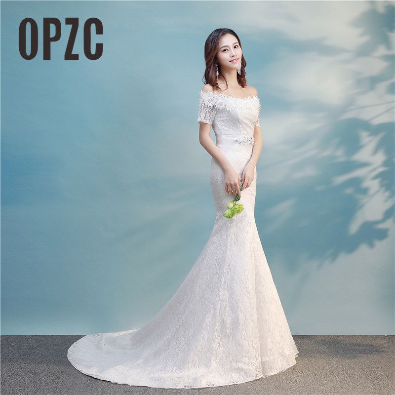 Slim Vintage Wedding Dress