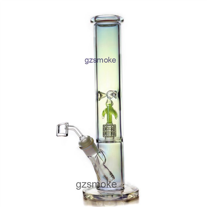 2020 Laser Color Beaker Bong Ice Catcher Dab Rig Glass Water Pipe Bongs Oil Rigs Beautiful Pipes