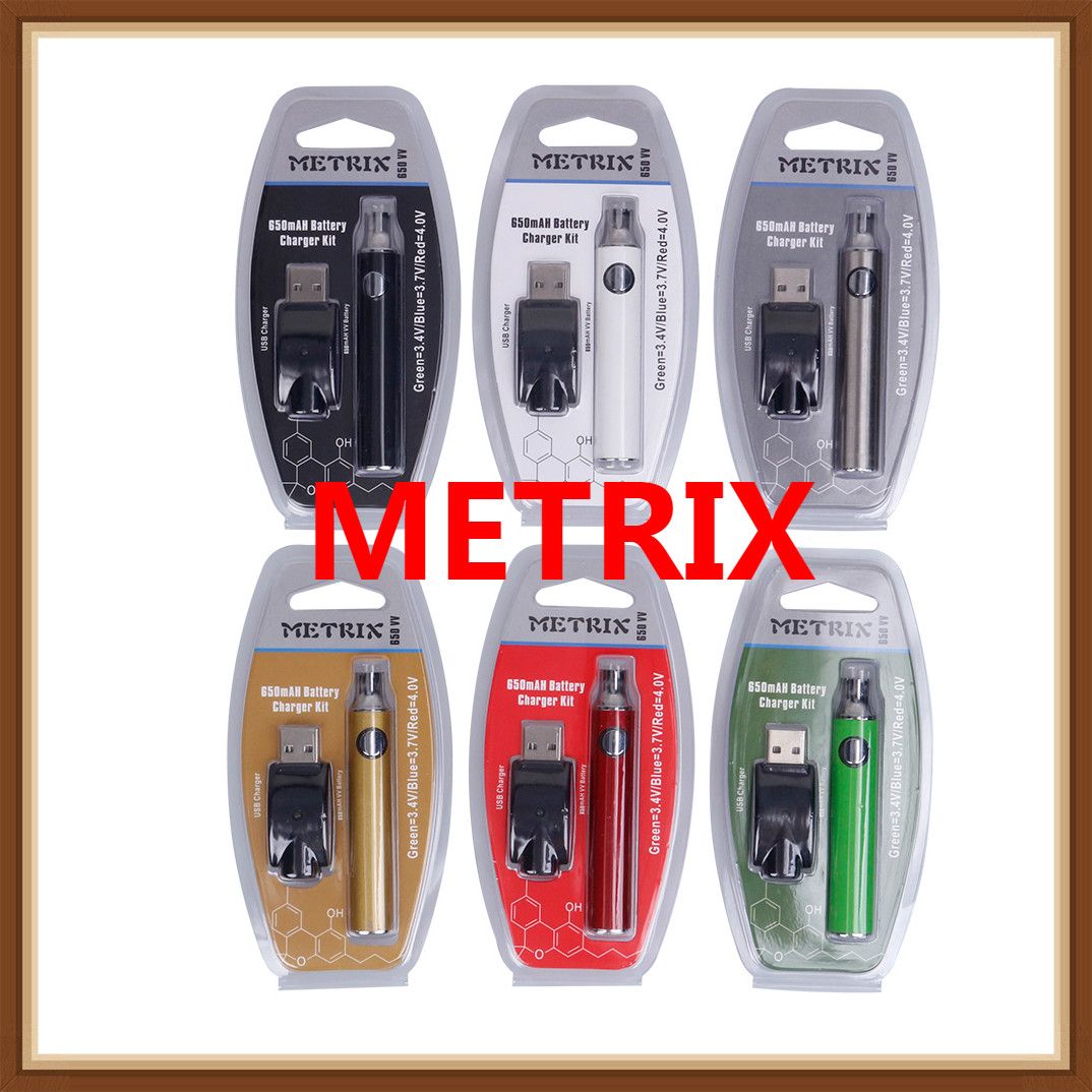 Metrix Preheat Battery Blister 650mAh Vertex Preheating Variable