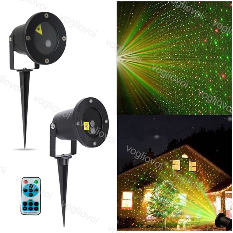 Projectors Lights Outdoor Laser Firefly Stage Landscape Red Green Projector Garden Sky Star Lawn Lamps Controller Dhl