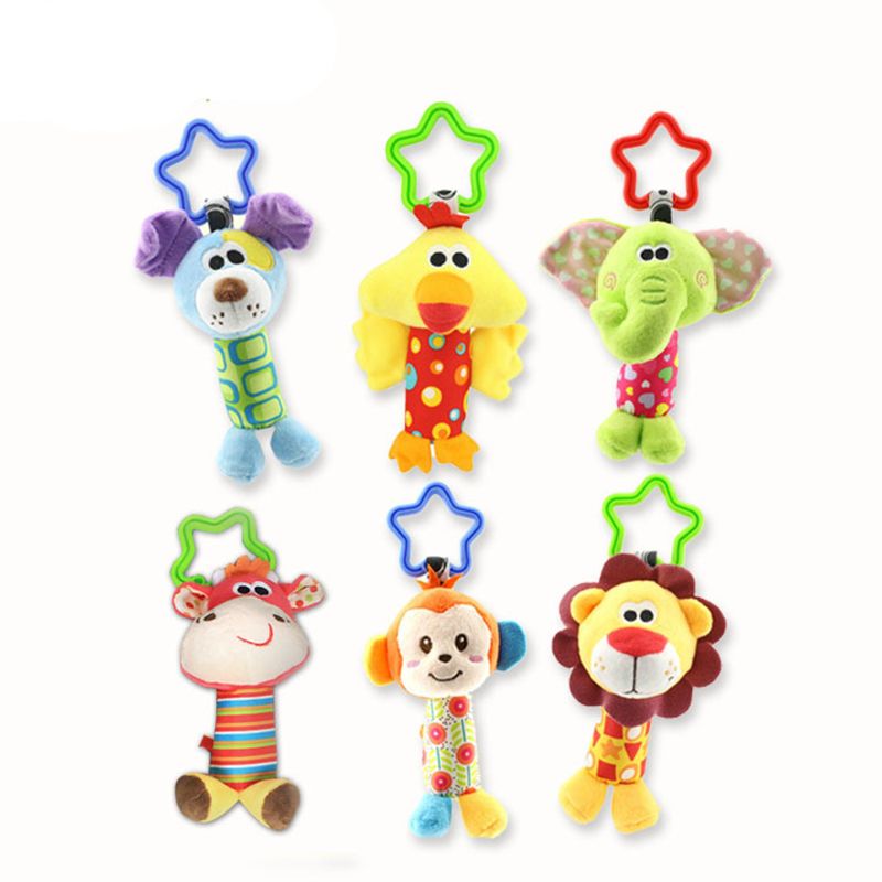 2020 Baby Handbell Newborn Boys Girls Infant Soft Cute Animal Doll