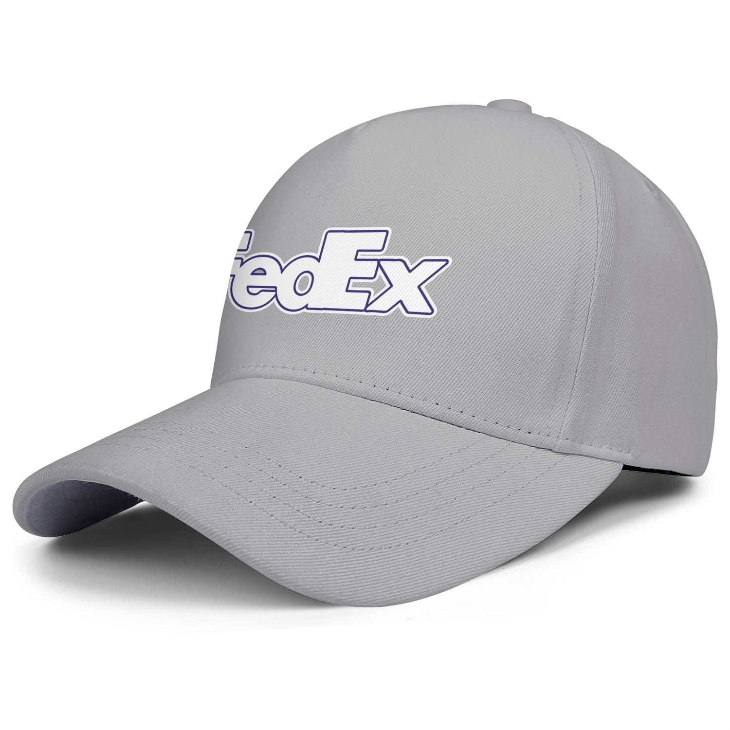 FedEx Federal Express Purple Trace Mens And Women Adjustable Trucker