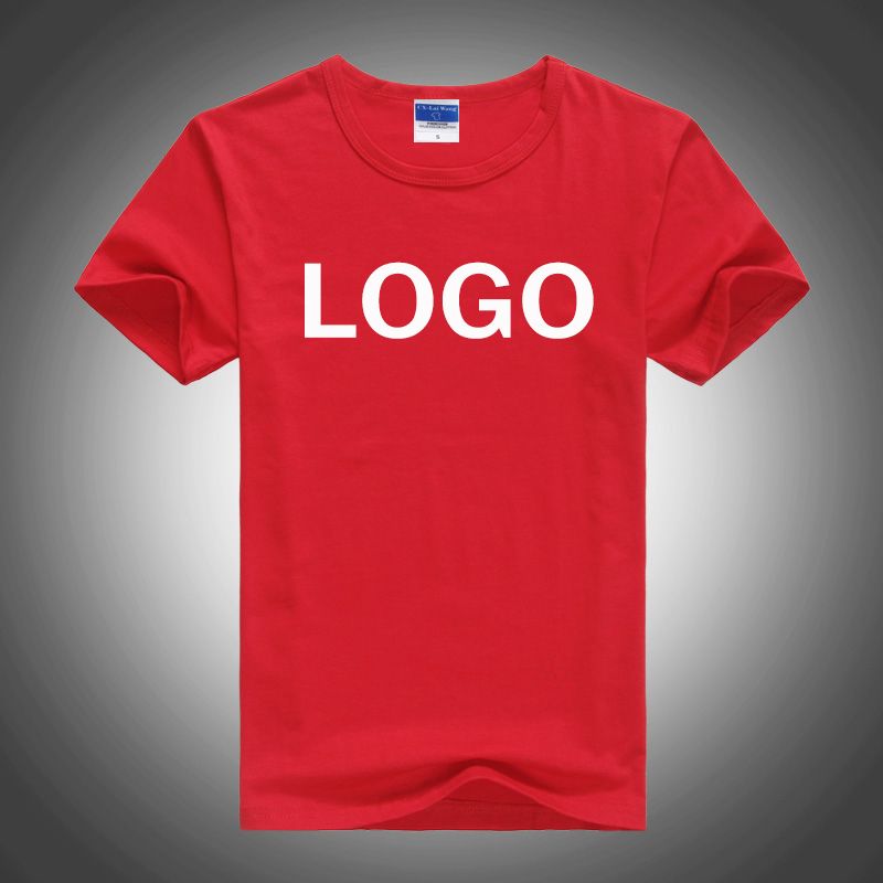 Customed Design Logo Photo 100% Cotton Tshirt Unisex Custom Logo Photo ...