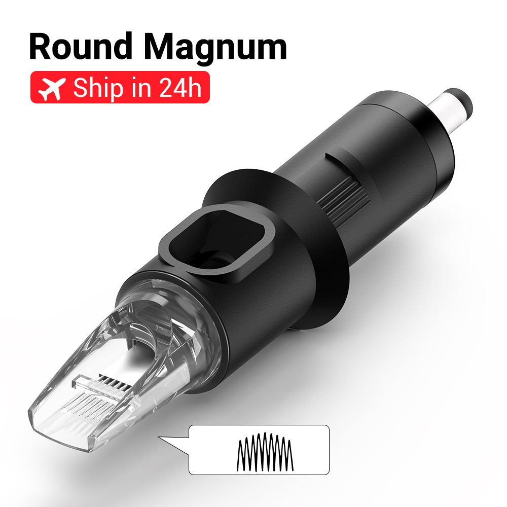 Revolution Cartridge Tattoo Needles Curved Magnum Shader 12 0.35mm