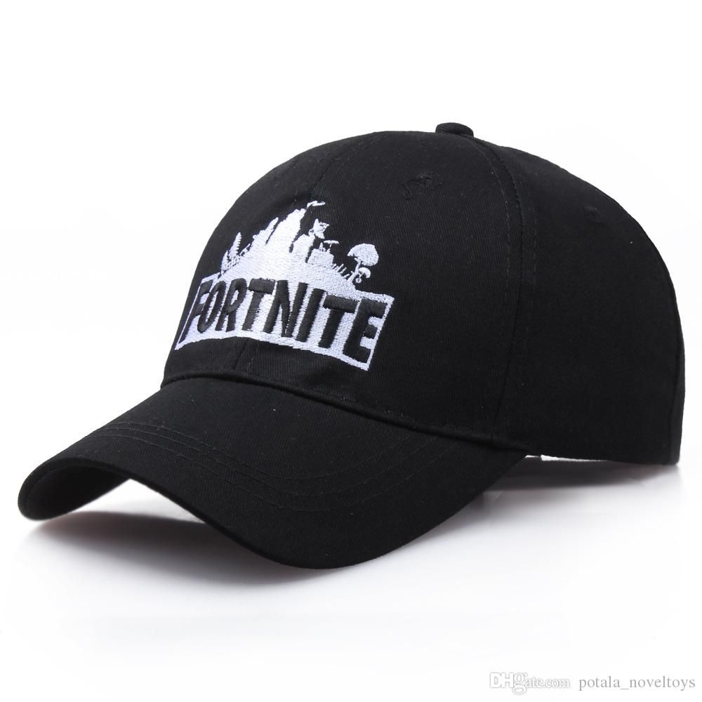 compre 10 unids lote fortnite batalla sombreros de punto gorras de baile de beisbol de la calle bordado de algodon hip hop bordado traje de punto negro - fortnite bailes blanco y negro