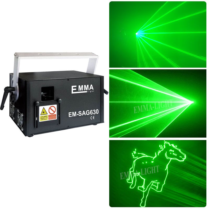 Outdoor Text Animation Laser Projector,Green Laser 3w With Ilda Dmx Sd