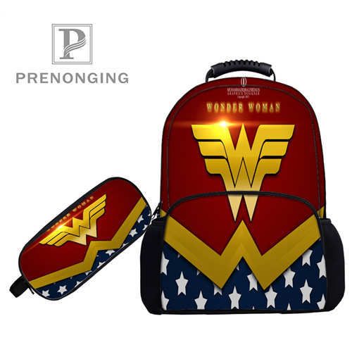 Ladies Wonder Woman Large Purse in red