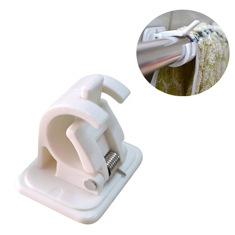 2019 Self Adhesive Hooks Towel Curtain Bracket Drapery Pole