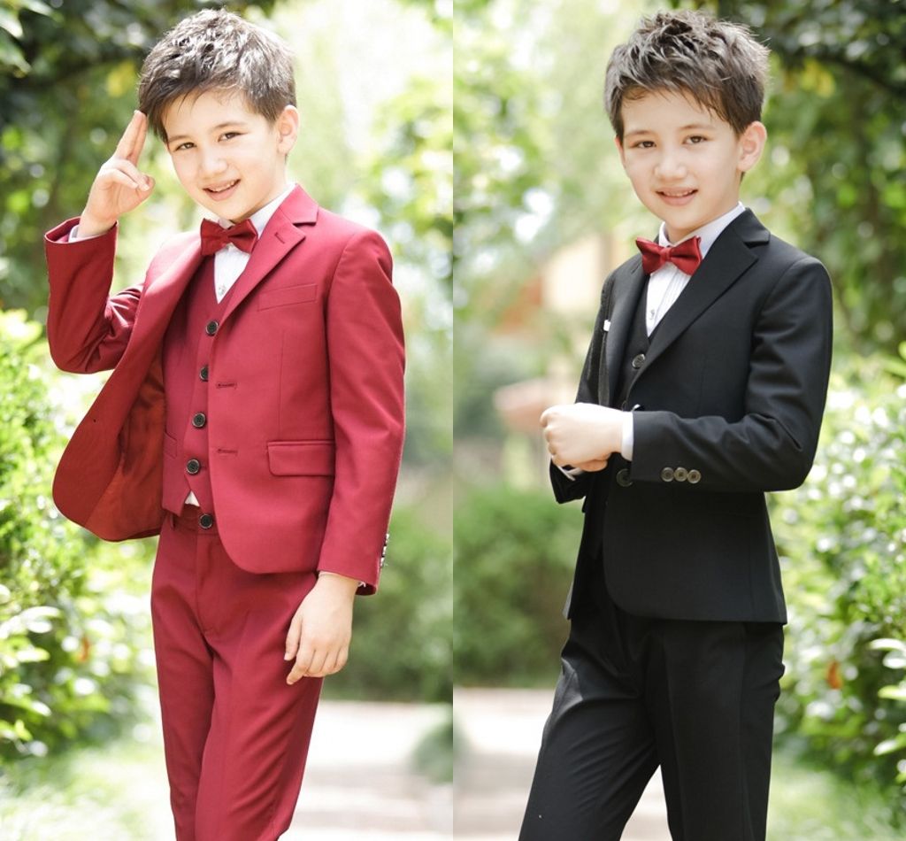 Beach Children Suits For Weddings Party Suits Black Wedding Suits