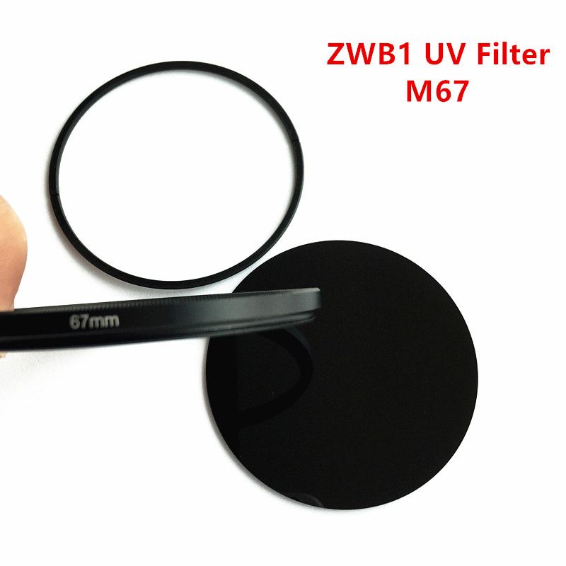 67MM UV Pass Camera Filter With Ring 312nm ZWB1 UG11 U 340 302nm
