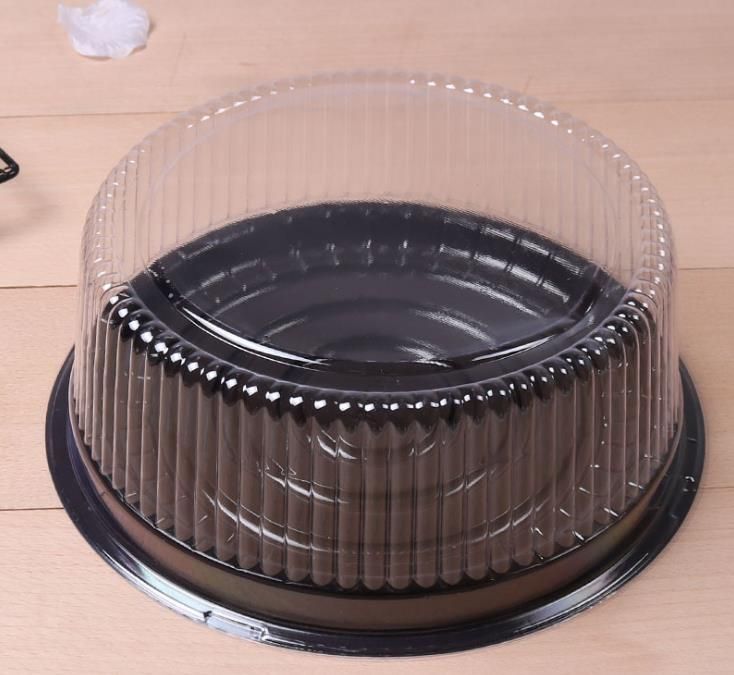 2021 Wholesale Big Round Cake Box/ 8 Inches Cheese Box /Clear Plastic