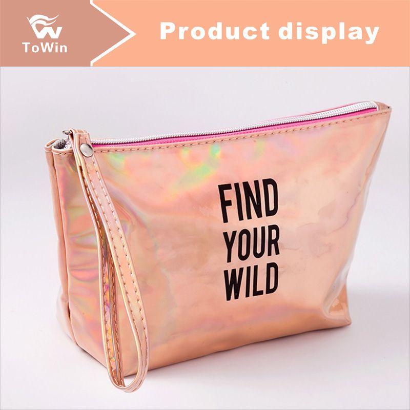 High Quality Napa Leather Makeup Bag Wholesale Luxury Cosmetic Bags
