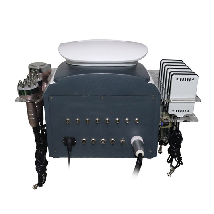 Versatile 6 In 1 Vacuum RF Liposuction Ultrasonic Lipo Laser Slimming 40K Cavitation Multipolar Biopolar Radio Frequency Face Body Massage