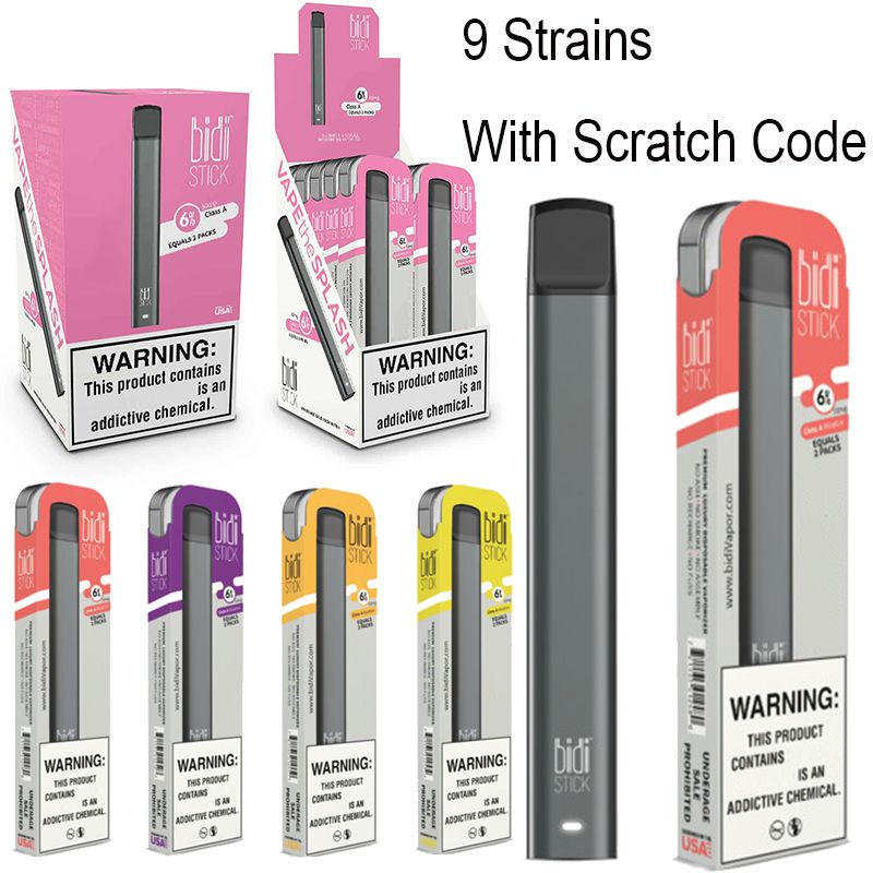 Bidi Stick Disposable Device Pod Starter Kit 1.4ml Oil