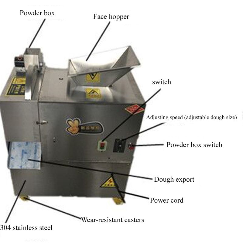 2021 220V High Quality Stainless Steel Automatic Bread Dough Cutter And