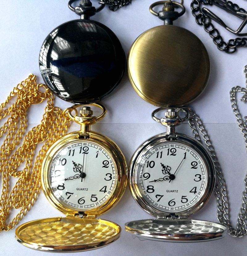 Wholesale Quartz Watches Chain Bronze Pocket Watch Cheap Pocket Watch