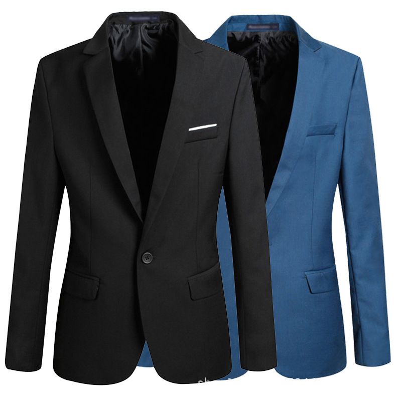 2021 Men Black Suit Jacket Casaco Terno Masculino Blazer Cardigan ...