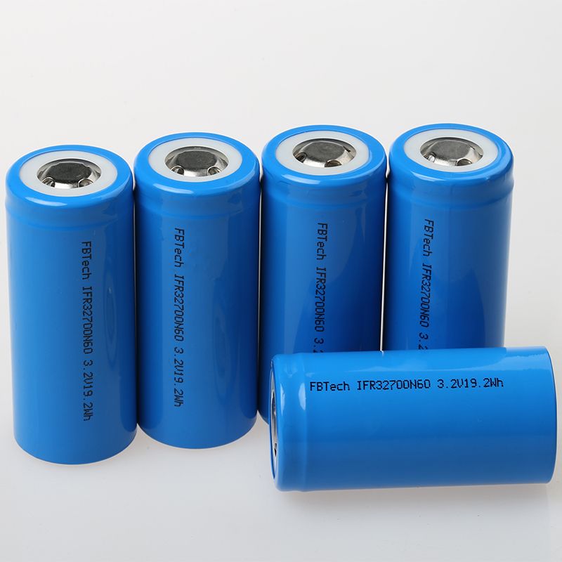 2021 Rechargeable LiFePO4 32700 6000mAh 3.2V Lithium Ion Battery Cell