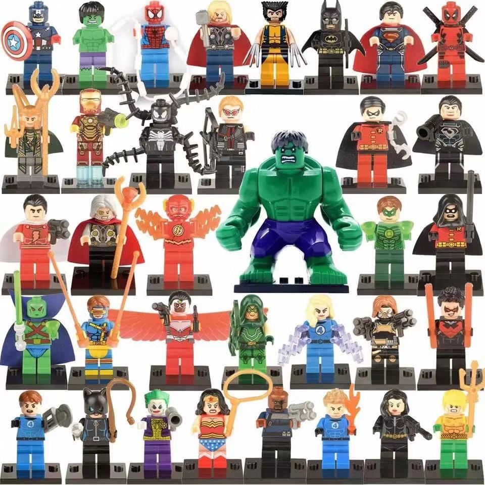 Of Building Blocks Superhero Toys Avengers Toys Hulk Captain America ...