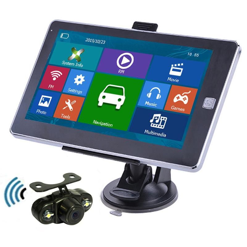 2020 7 Inch Car GPS Navigation Bluetooth Handsfree Touch Screen