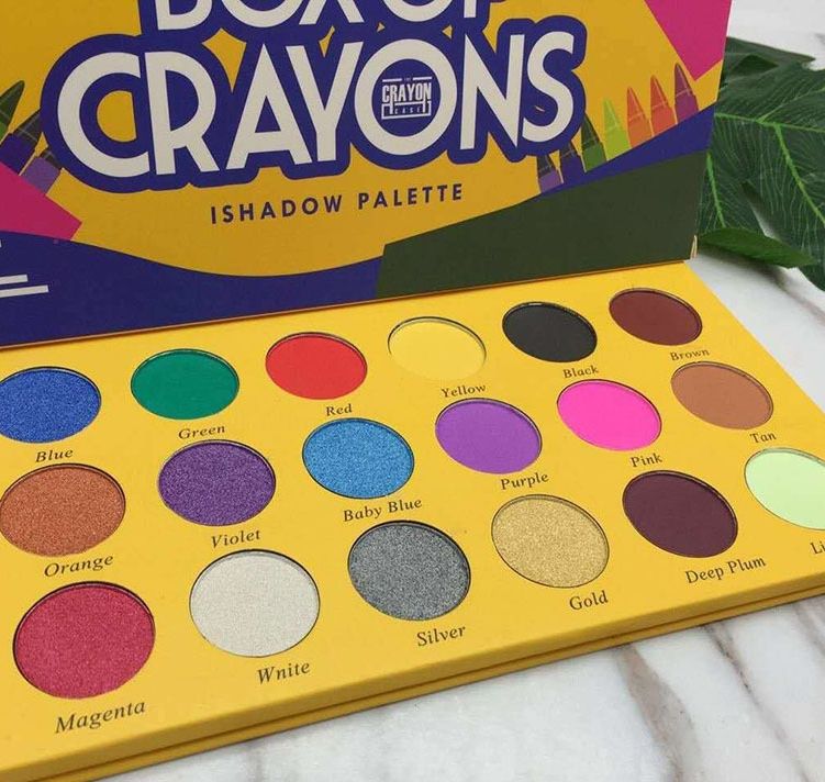 Box Of Crayons Eyeshadow Makeup Palette Ishadow Crayola Eye Shadow The