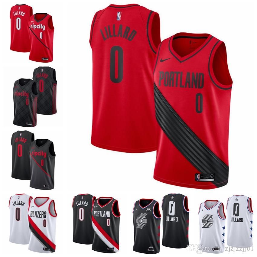 damian lillard blazers jersey