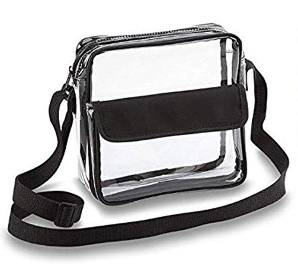 clear stadium crossbody bag