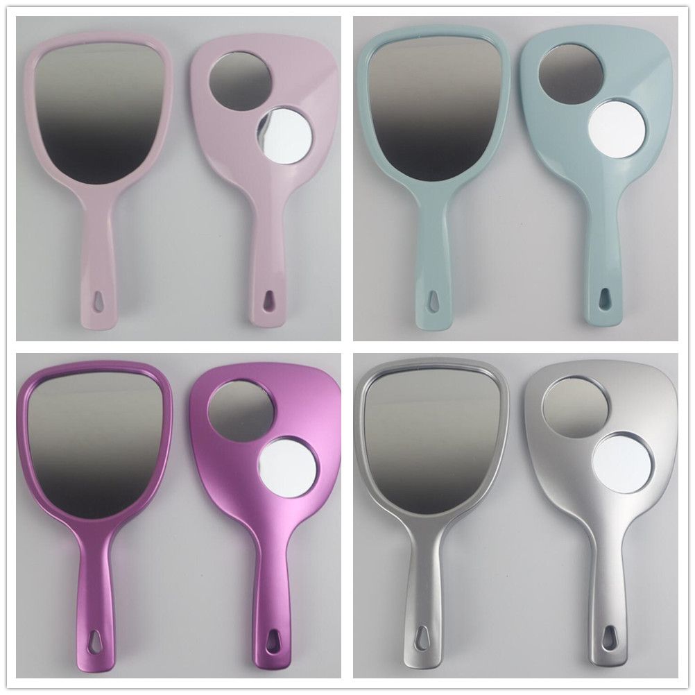EPACK Handheld Mirror With Handle Beauty Salon Dentistry Oral Cavity Portable Doublesided