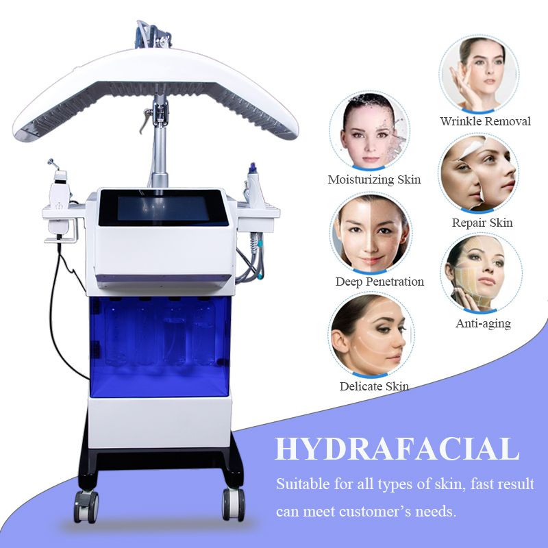 8 IN 1 Hydra Facial Machine Hydro Microdermabrasion Ultrasonic Skin