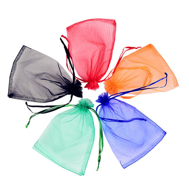 Large Organza Bags Drawstring Wedding Gift Bags For Packaging 30x40cm