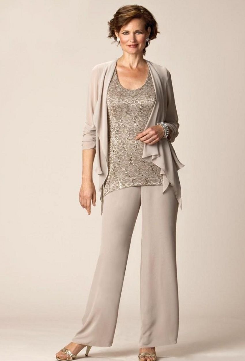 Aliexpress.com : Buy 2016 Two Pieces Mother Of The Bride Pants Suit For Weddings Lace Applique 