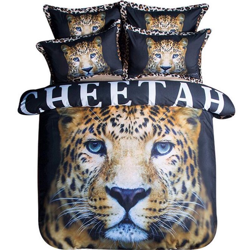 3d Animal Print Cheetah Bedding Set Twin Queen King Size Duvet Y Under Set Best Vaporizer Sets