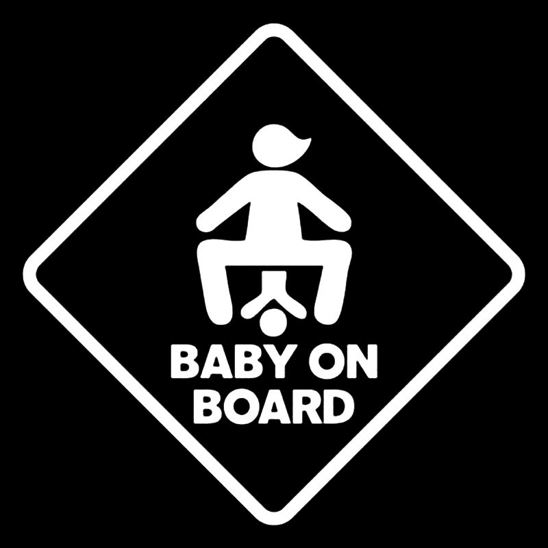 2020 15*15cm Funny Baby On Board Sticker Vinyl Decal Funny Personality